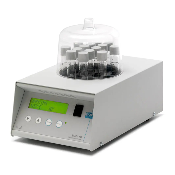 Velp Scientifica ECO 16 Instruction Manual