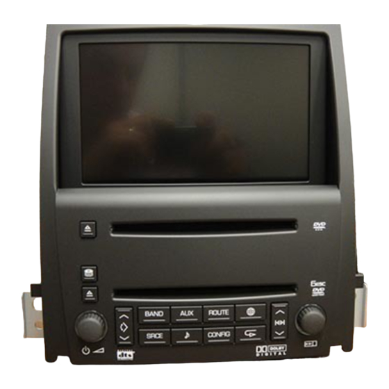 Cadillac 2006 STS Navigation Manual