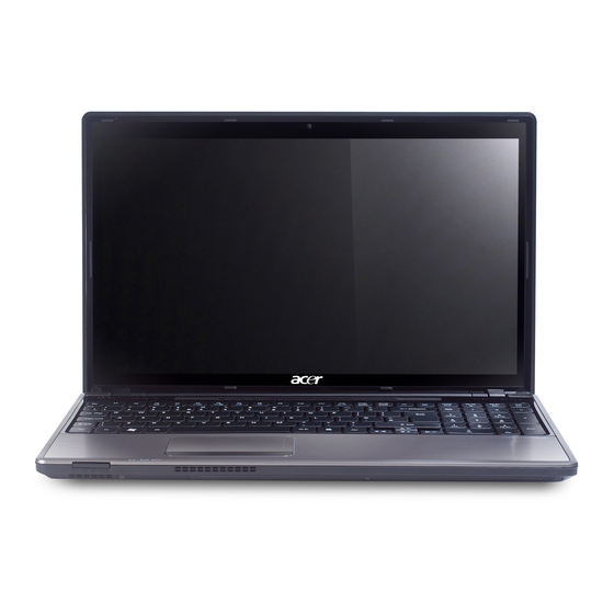 Acer Aspire 5553G Quick Manual
