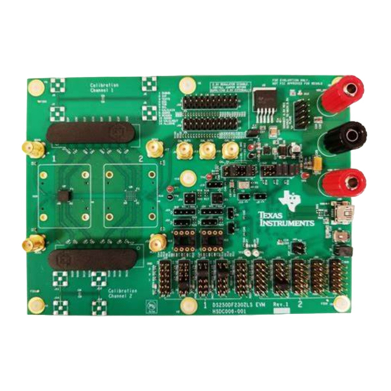 Texas Instruments DS250DF230EVM User Manual