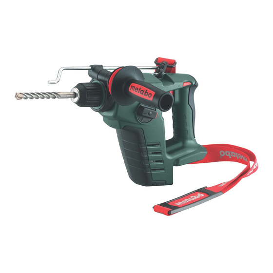 Metabo BHA 18 LT Operating Instructions Manual