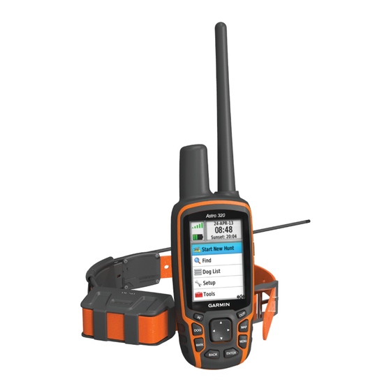 Garmin Astro 320 Owner's Manual
