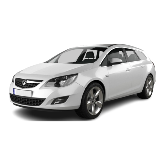 Vauxhall Astra 2014 Owner's Manual