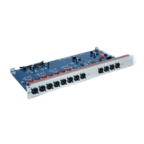 DigiDesign VENUE XO16 Manual