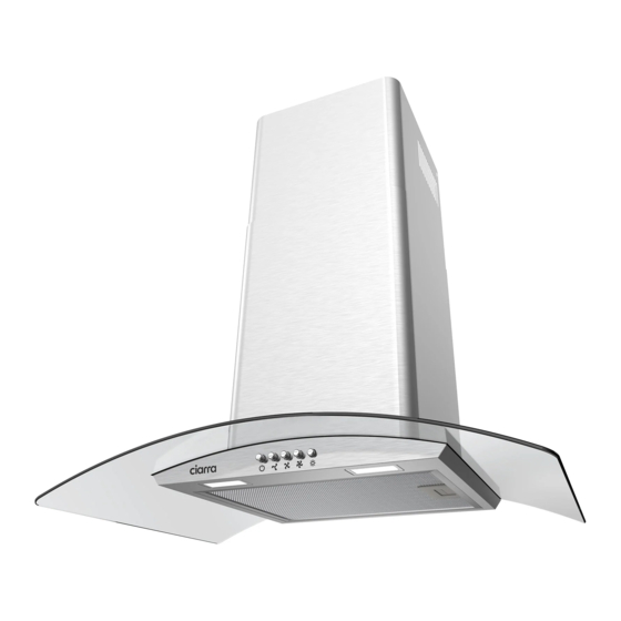 CIARRA CBCS6506C-OW Cooker Hood Manuals