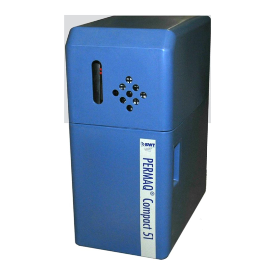 BWT PERMAQ COMPACT 51 Installation And Operating Manual