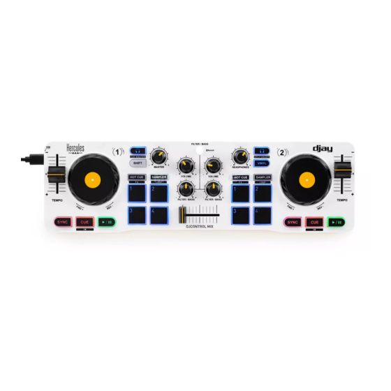 Hercules DJCONTROL MIX GRAB IT AND MIX Quick Start Manual