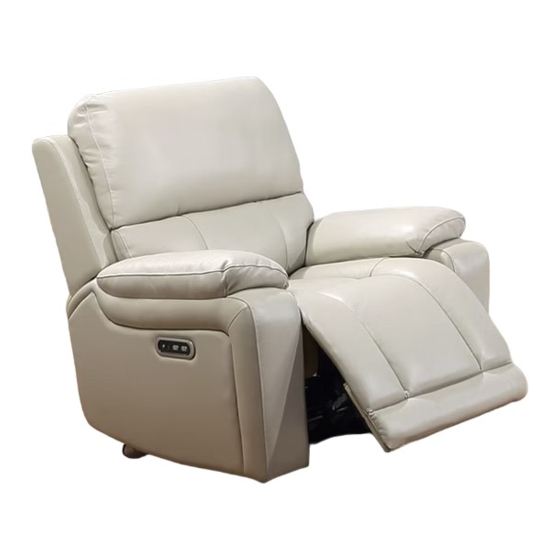New Classic Furniture CICERO GLIDER RECLINER L4231-13P2 Assembly Instructions