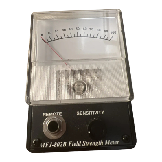 MFJ -802B Instruction Manual