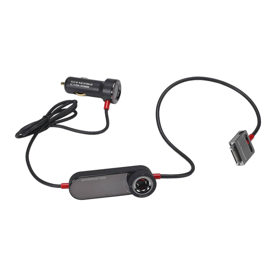 Monster iCarPlay Wireless 800 User Manual & Warranty Information