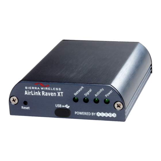 Sierra Wireless RavenXTV Instruction Manual