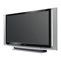 Sony WEGA KDS-R70XBR2 Service Manual