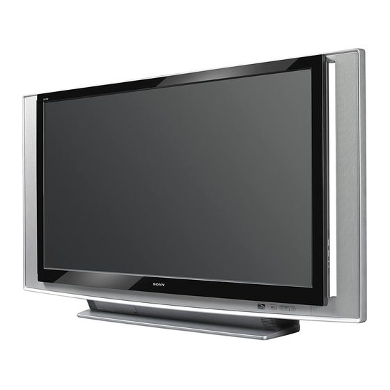 Sony WEGA KDS-R70XBR2 Service Manual