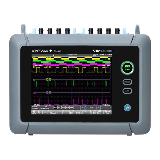 YOKOGAWA DL350 User Manual