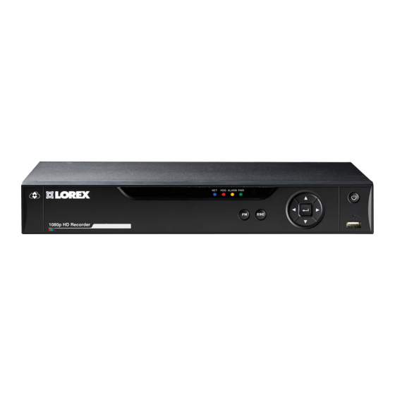 Lorex LHV2000FS Series Quick Connection Manual