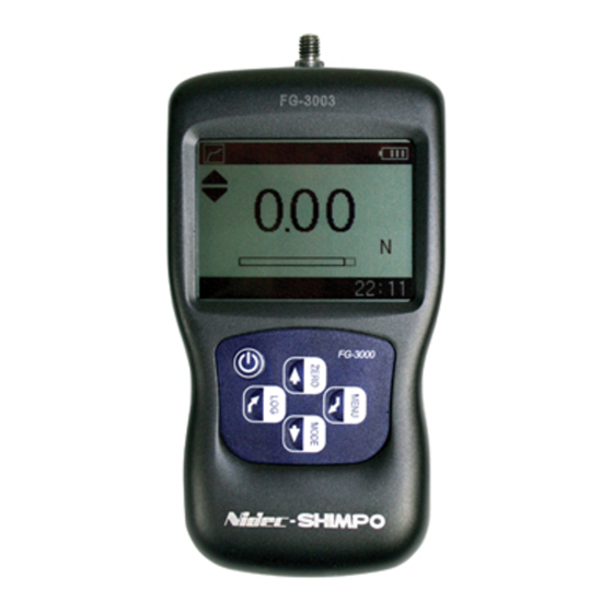 Nidec-Shimpo FG-3008 Operation Manual