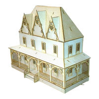Laser Dollhouse Designs Country Villa Assembly Instructions Manual