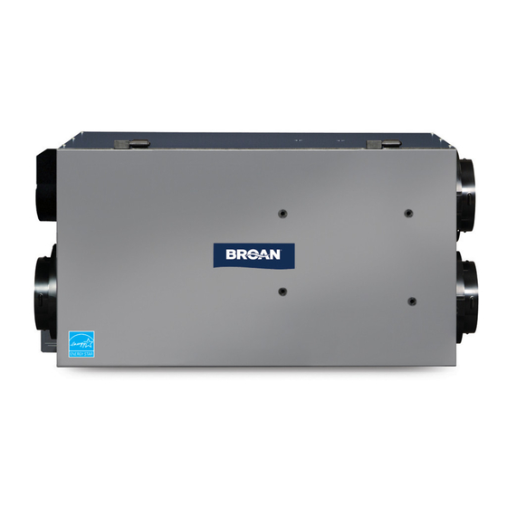 Broan HRV150S User Manual