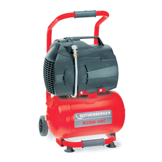 Rothenberger RODIA-VAC Instructions For Use Manual