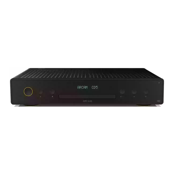 Arcam CD5 Owner's Manual