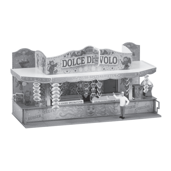 Faller SWEETS STALL AND BALLOON ARTIST Manual