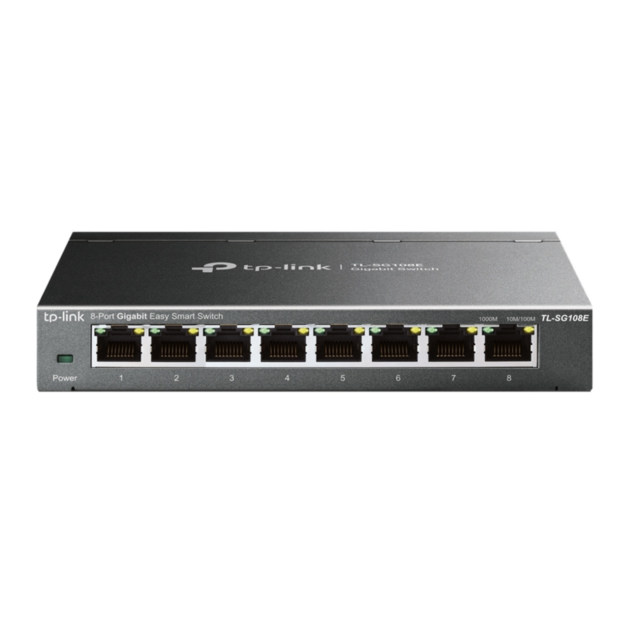 TP-Link TL-SG105E, TL-SG108E, TL-SG108PE Manual