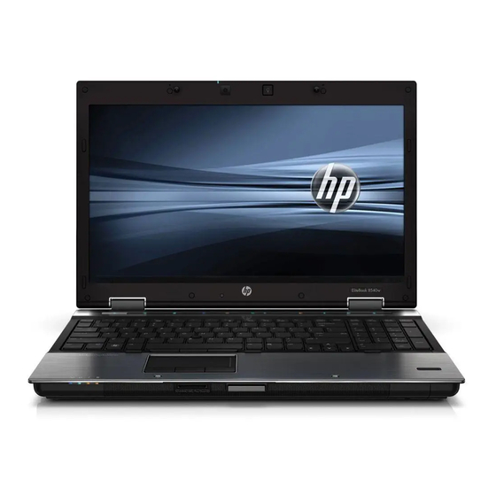HP EliteBook 8540w Specification