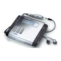 Panasonic SVSR100 - SD AUDIO RECORDER Operating Instructions Manual