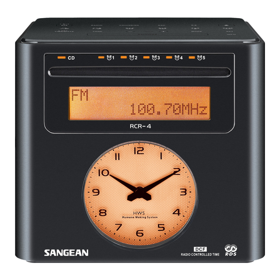 Sangean RCR-4 Instruction Manual