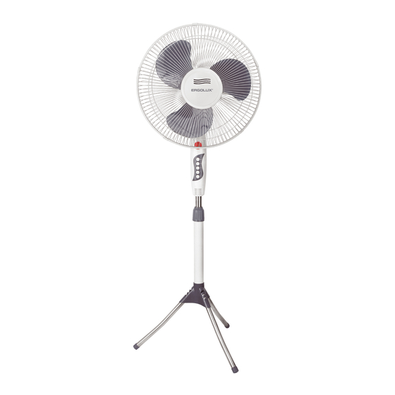 Ergolux ELX-FS02-C31 Floor Stand Fan Manuals
