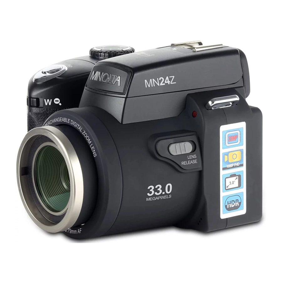 Minolta MN24Z - Digital Camera Manual