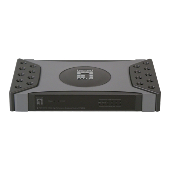 LevelOne FBR-1411TX User Manual
