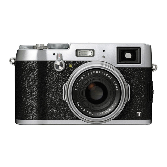 FujiFilm X100T Owner's Manual