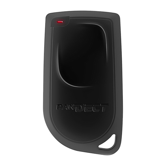 Pandora Pandect X1100 Manual