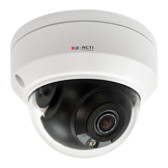 ACTi Z94 Network Dome Camera Manuals