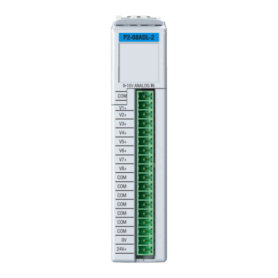 Automationdirect.com Productivity 2000 P2-08ADL-2 Manual