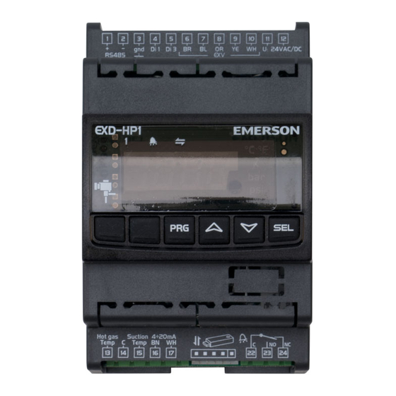 Emerson Alco Controls EXD-HP1 Operating Instructions Manual