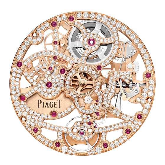 Piaget 1200D1 Instructions For Use Manual