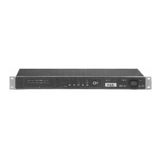 R.V.R. Elettronica SDC20 Technical Manual