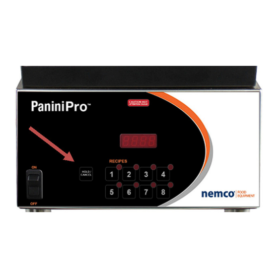 Nemco Panini Pro 6900 Series Programming Manual