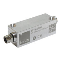 Burster 9210 Operation Manual