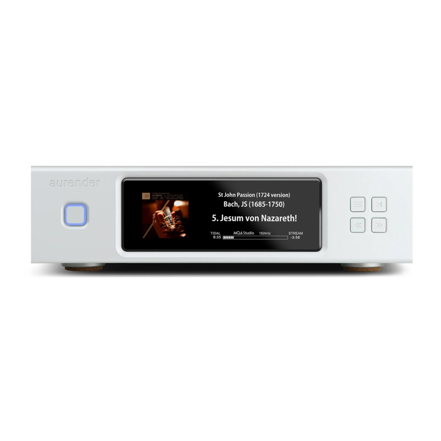 Aurender N200 Manual