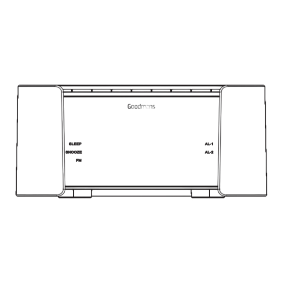Goodmans GCRO1 User Manual