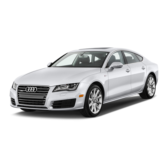 Audi 2012 A7 Media Information