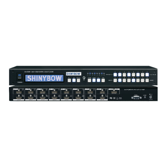 Shinybow USA SB-5688 Instruction Manual