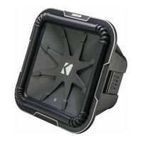Kicker 8L7 Owner's Manual