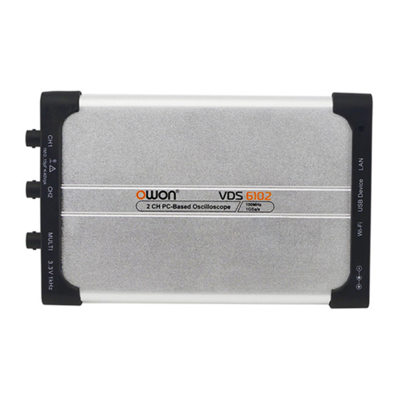 Owon VDS6000 Series Quick Manual