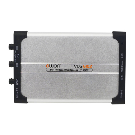 Owon VDS6000 Series User Manual