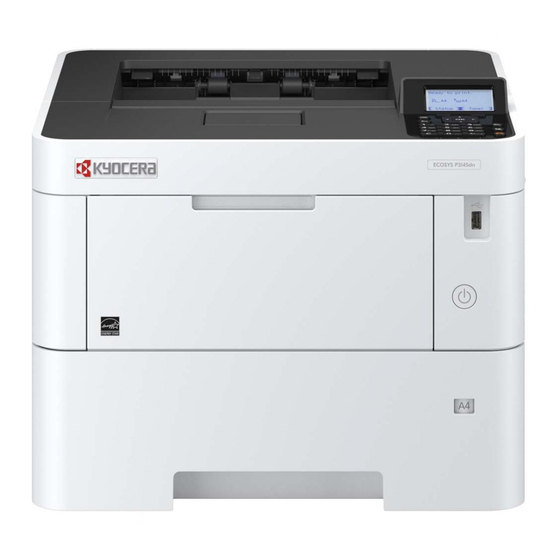 Kyocera ECOSYS P3155dn Manual