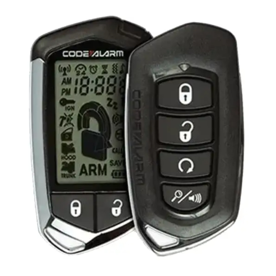 Code Alarm PROFESSIONAL CA2LCD5 Owner's Manual